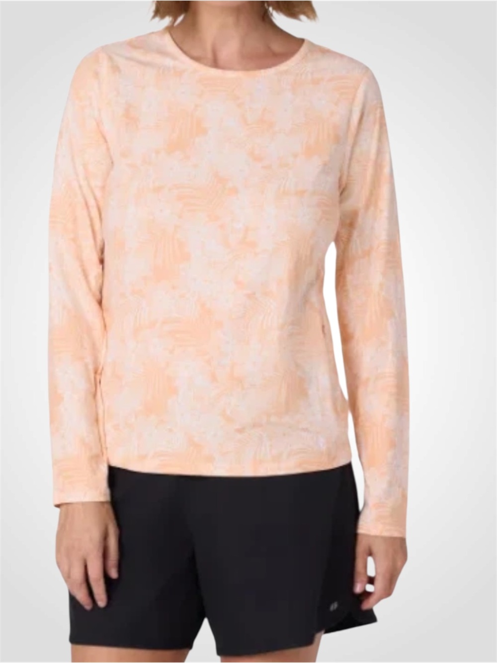 Hang Ten Peach Long Sleeve Crew Neck UV Protection Shirt XL